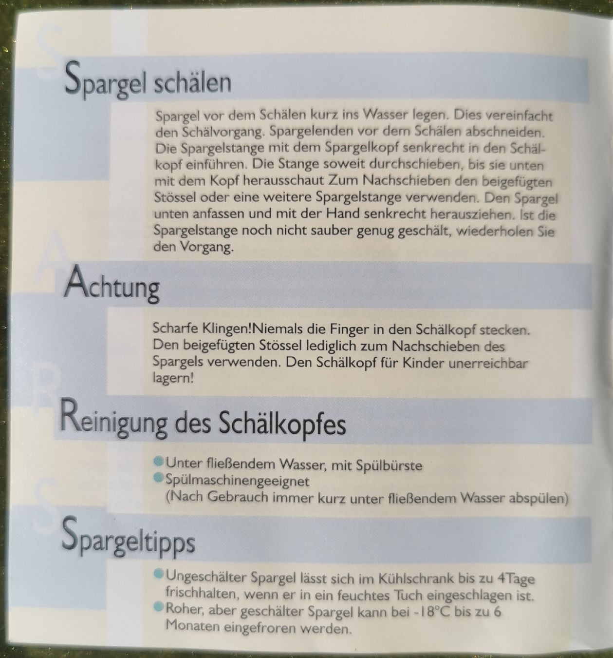 Elettrodomestici da cucina: Spargelschäler, neu – Nuovo (secondo la descrizione) da Wettingen venduto da Biitel 5
