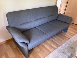 Gemütliches Sofa, grau, 3-plätzig - Top Zustand!