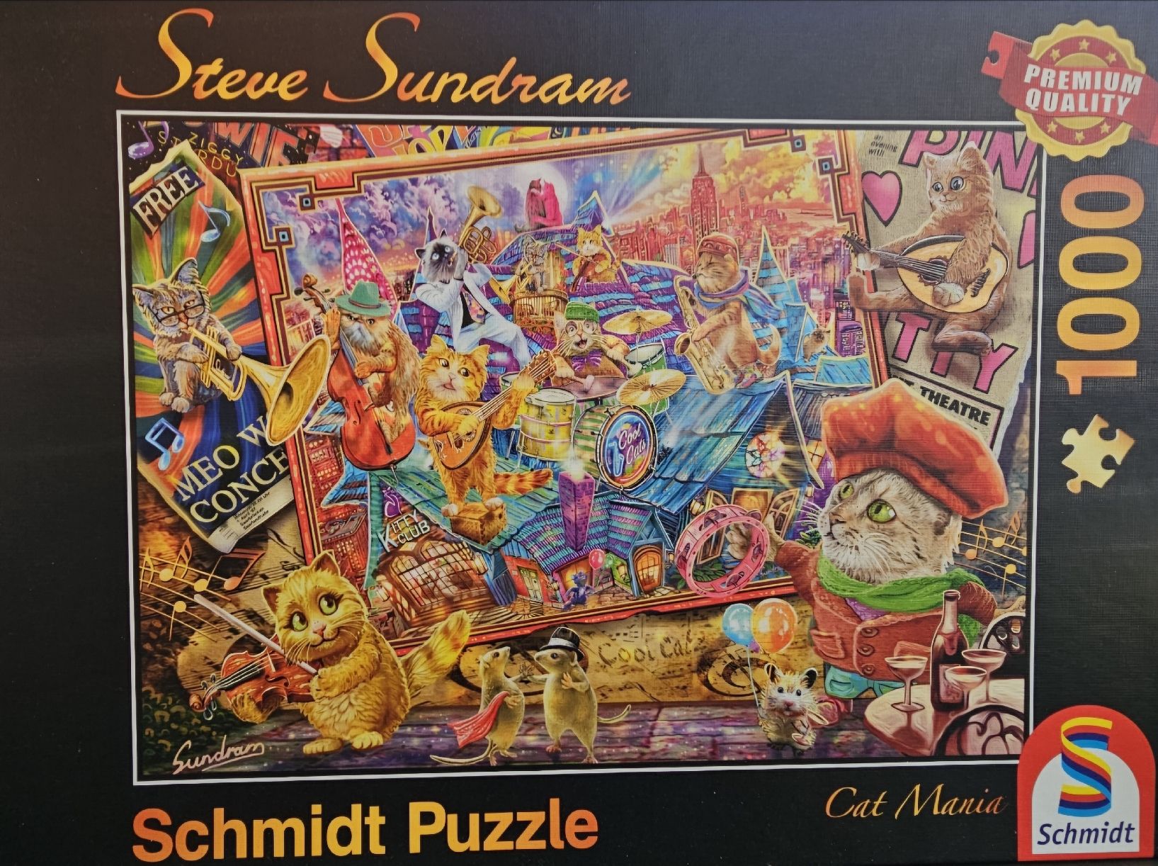 Puzzle: Schmidt Puzzle mit Katzen "Cat Mania" – Usato da Bütschwil venduto da Taranabo