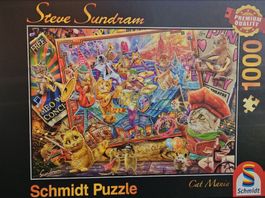 Schmidt Puzzle mit Katzen "Cat Mania"