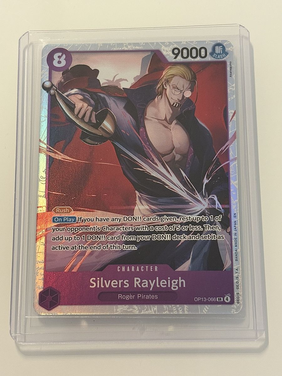 Bandai Sammelbilder & Trading cards: One Piece TCG - Silvers Rayleigh OP13-066 – Neu (gemäss Beschreibung) aus Pieterlen von Mira_o7