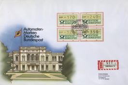 FDC MAXI AUTOMATEN-MARKEN