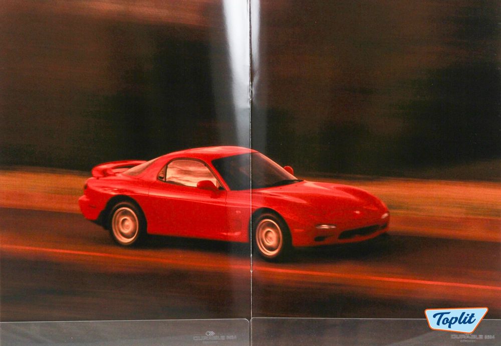 ORIGINAL NEUWAGEN PROSPEKT - MAZDA - RX7 - TYP FD3S - 1992 (Gebraucht ...