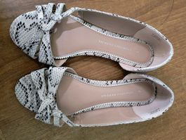 Sommer Ballerinas Schlangenmuster, Dorothy Perkins, Gr. 40