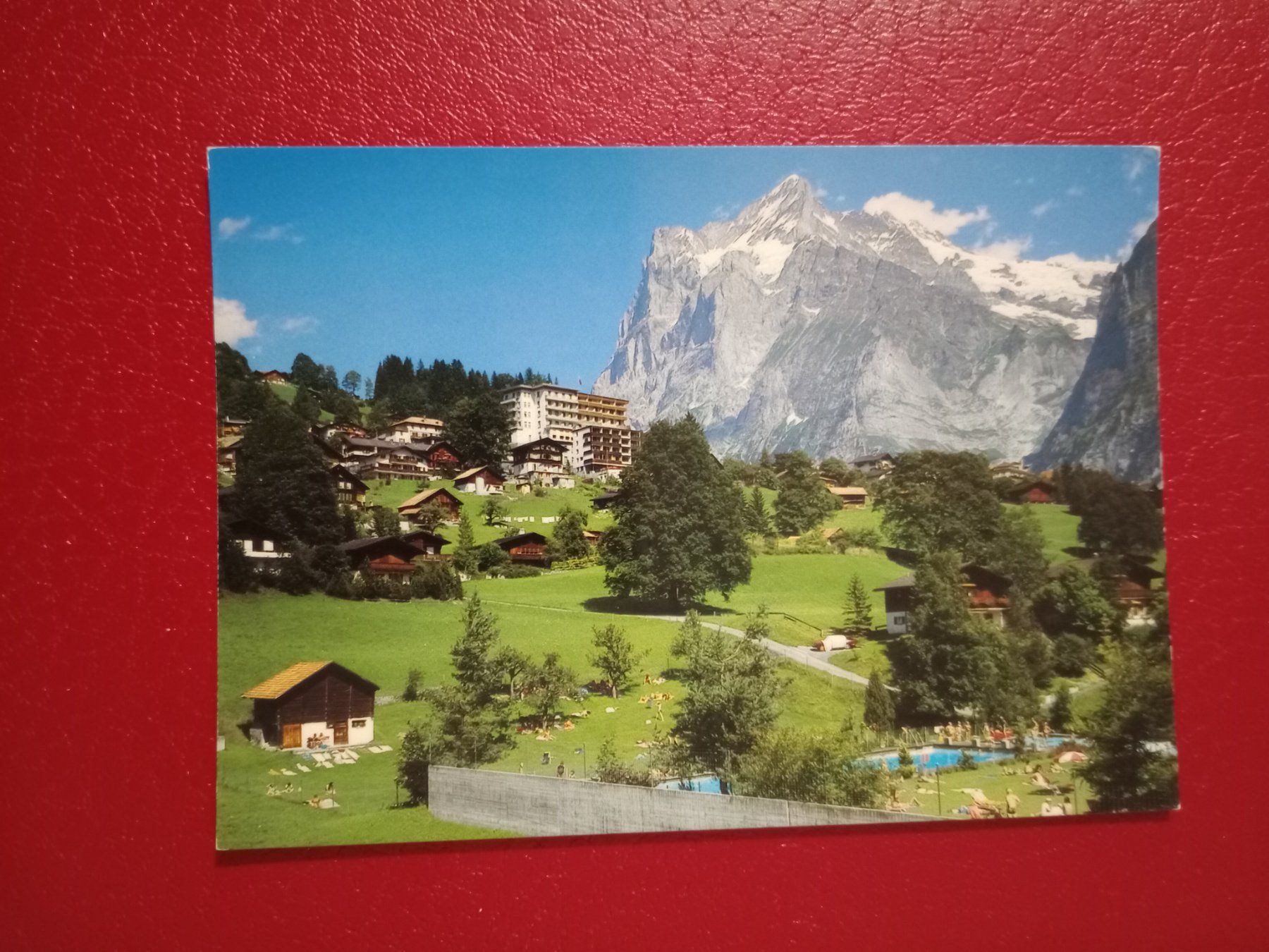 Cartoline postali: Grindelwald Bern mit Schwimmbad – Usato da Küttigen venduto da Melisch1000