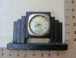 Puppenstuben Möbel Uhr alte Dekoration
