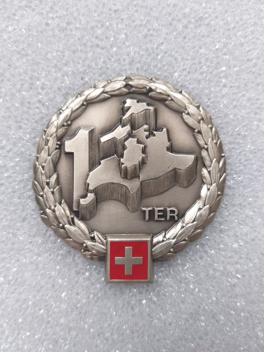 Placchette & Badge: Béretemblem Territorialdivision 1 V1 – Nuovo (secondo la descrizione) da Bauma venduto da SwissMilitaria