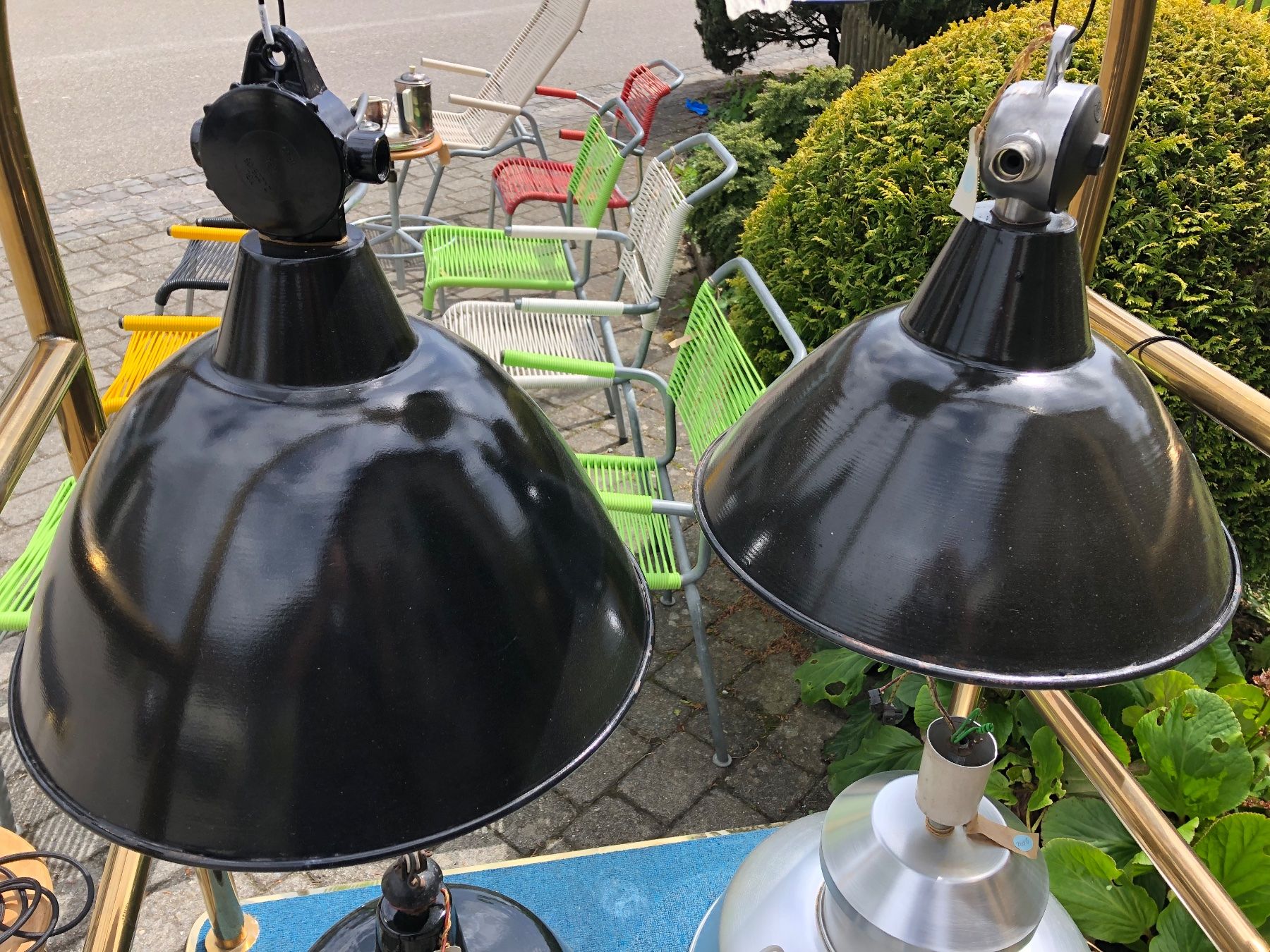 Lampade: Industrielampe Emaille – Usato da Unterstammheim venduto da Hawesta 4