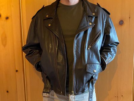 SERGE HERVES PARIENTE Lederjacke