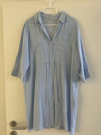 Hemdblusenkleid ONLY gestreift blau Grösse 40 neu