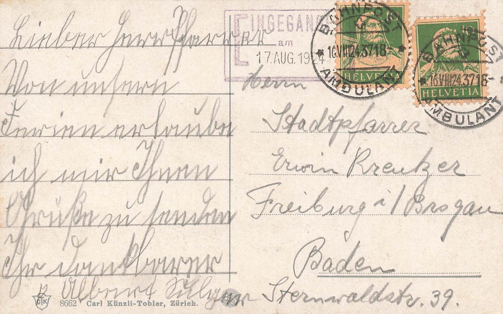 Ansichtskarten: Appenzell – Gebraucht aus Biasca von Blenio71 1