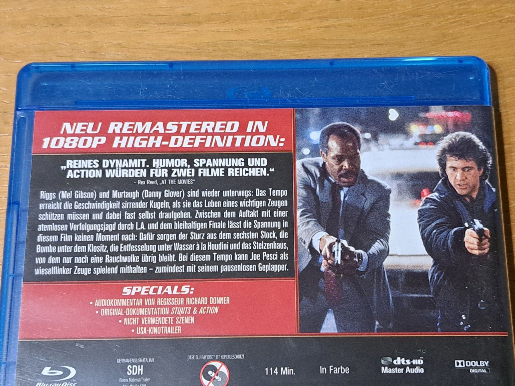 Tous les DVDs: Blu-ray Lethal Weapon 2, Brennpunkt L.A.. mit Mel Gibson – Neuf (Voir description) à Unterseen par Kanica 1