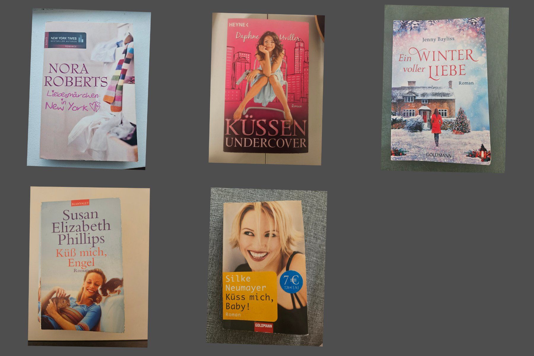 Bücher: Romane-Set (5 Stk.) – Gebraucht aus Cham von Fischli84