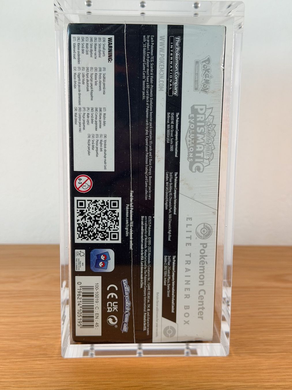 Pokémon Carte collezionabili: Prismatic Evolutions Pokémon Center Elite Trainer Box  EN – Nuovo e nell'imballaggio originale da Montagny-Yverdon venduto da For1 5