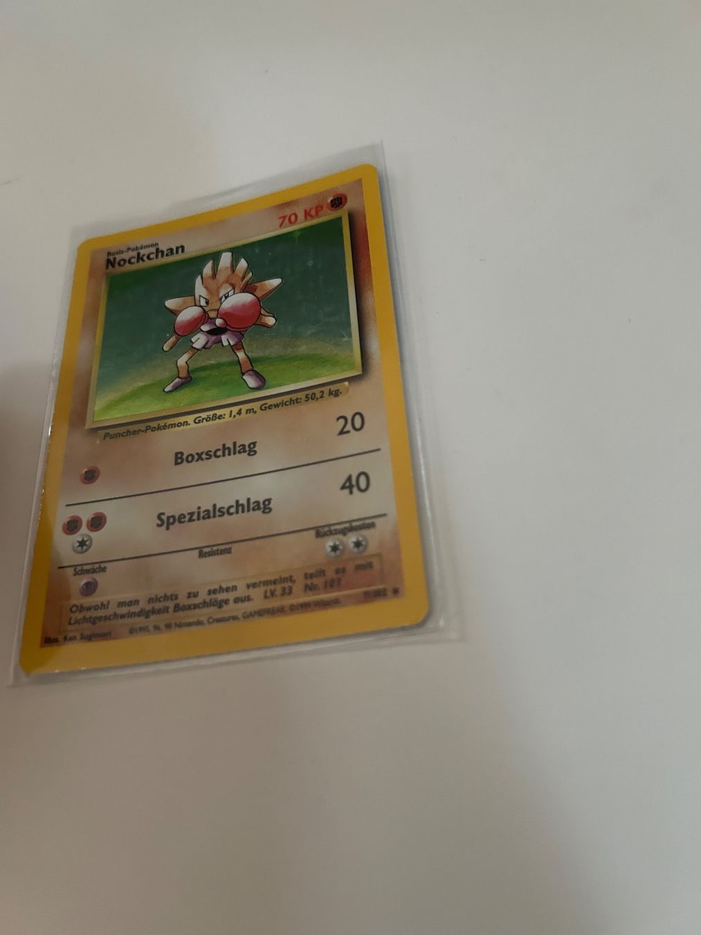 Pokémon Sammelbilder & Trading cards: Pokémon Nockchan Holo Base Set 7/102 Deutsch – Gebraucht aus Unterengstringen von dan_zl5j 1