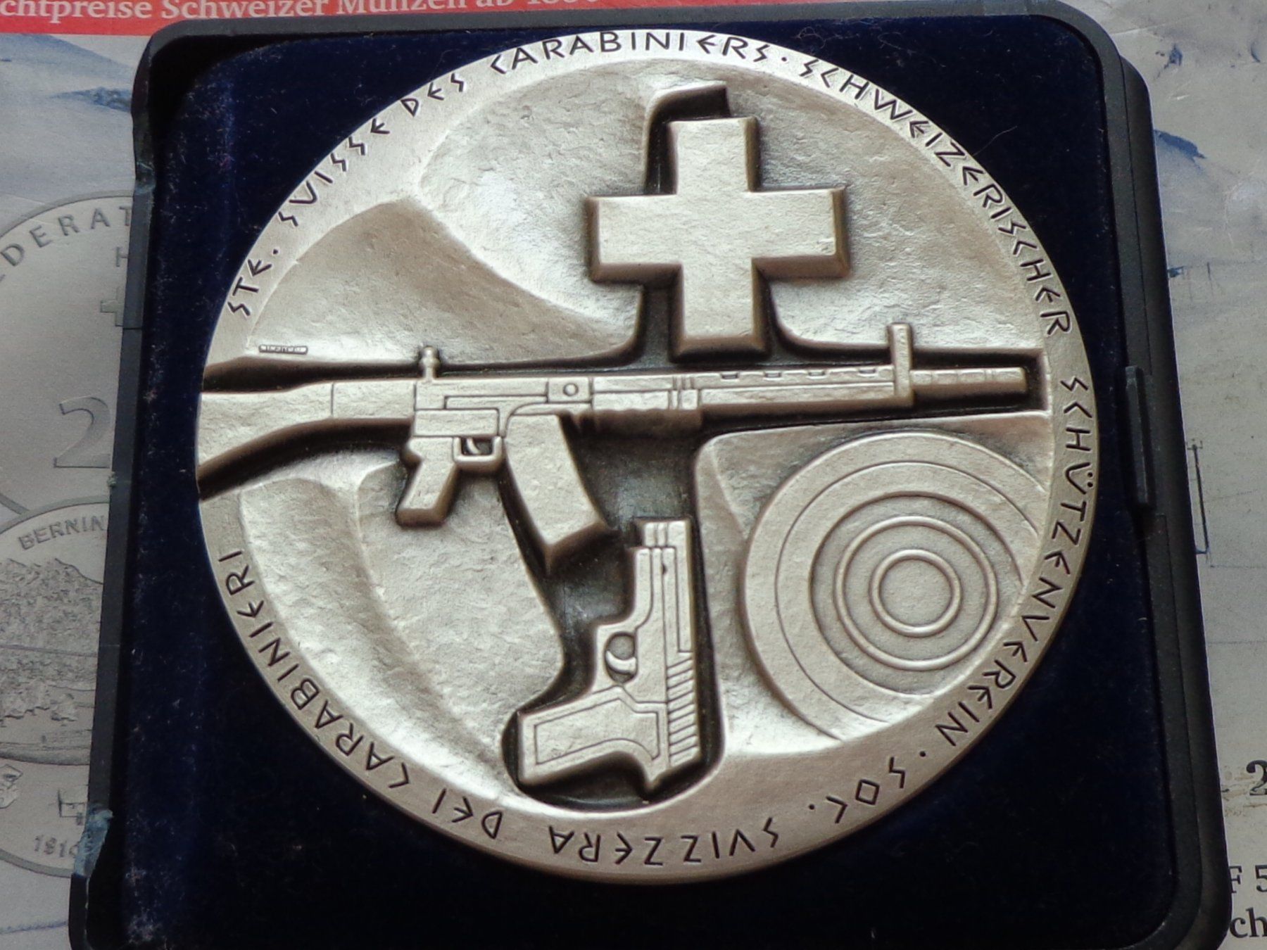 Médaille de tir Société Suisse Carabiniers Grande Maitrise Kaufen auf