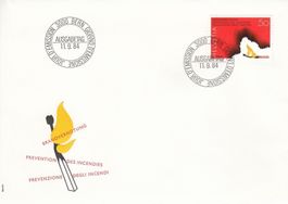 1983/84 701-10 4 FDC Autosalon Genf CEPT