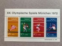 Tutti i francobolli: Olympiablock 1972 postfrisch/originalgummiert – Nuovo e nell'imballaggio originale da Unteraegeri venduto da schlauer2003