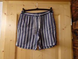 Herren Shorts blau-weiss von Jack & Jones Gr. M - 260508