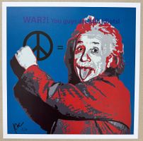 KeC: Einstein “Still idiots”, POP Art, signiert 3/20