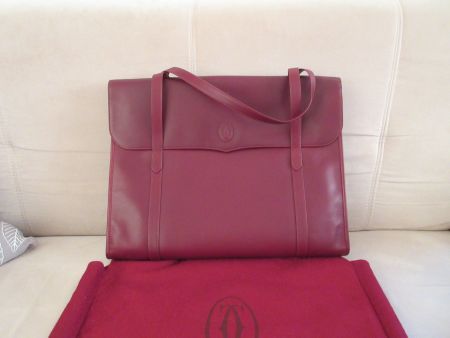 Cartier Mustline Leather/Leder Bag/Tasche/Guarantee card!!