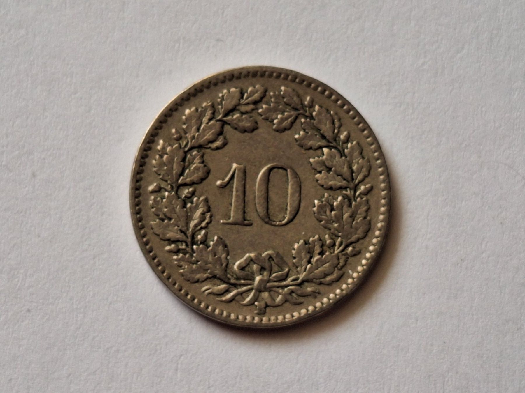 Tutti le monete: 10cts 1922 – Usato da Couvet venduto da zeze03 1