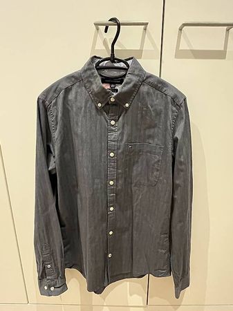 Tommy Hilfiger Hemd Grau