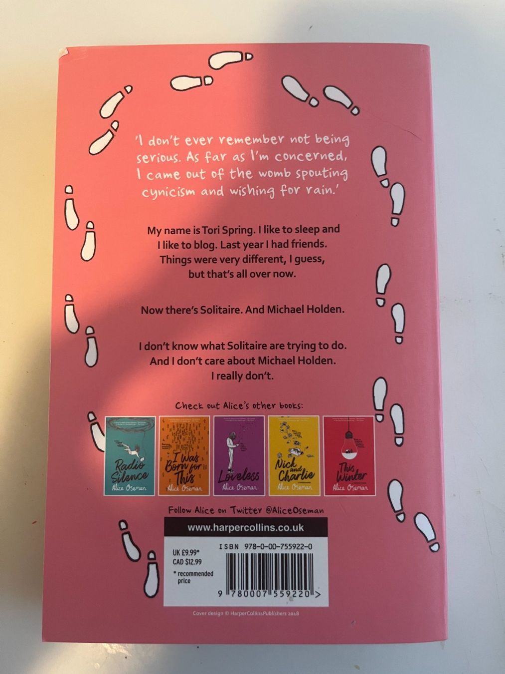 Libri: Buch: Solitaire, Alice Oseman (Englisch) – Nuovo (secondo la descrizione) da Steinhausen venduto da Silberundpfeil 1