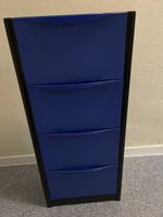 Gut erhaltener CD-Turm /Regal, blau, Top Zustand