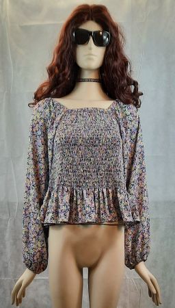 VERO MODA Bunte Smock Top Gr. S