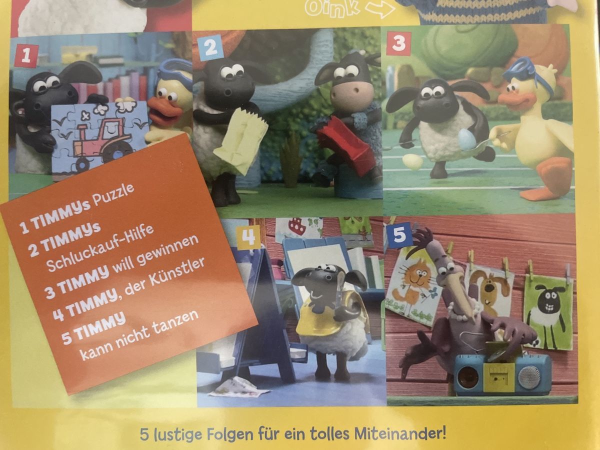 Tutti i DVDs: Timmy das Schäfchen, …will gewinnen – Usato da Winterthur venduto da machmaschine 2