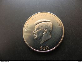 Liberia 10 Dollars 2000 - John F. Kennedy
