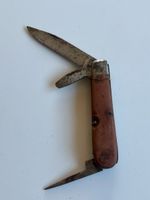 Taschenmesser Wenger Delemont Holzgriff gebraucht(2S1)