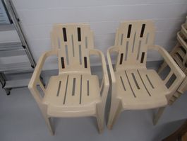 DESIGNER GARTENSTÜHLE HENRY MASSONNET MAMBO 1988 6X ANTIK