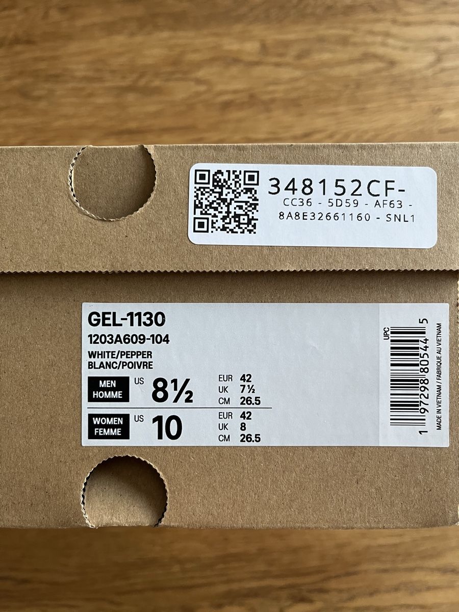 Asics Scarpe da uomo: Asics Gel-1130 – Nuovo e nell'imballaggio originale da Rüschlikon venduto da Bopet 3