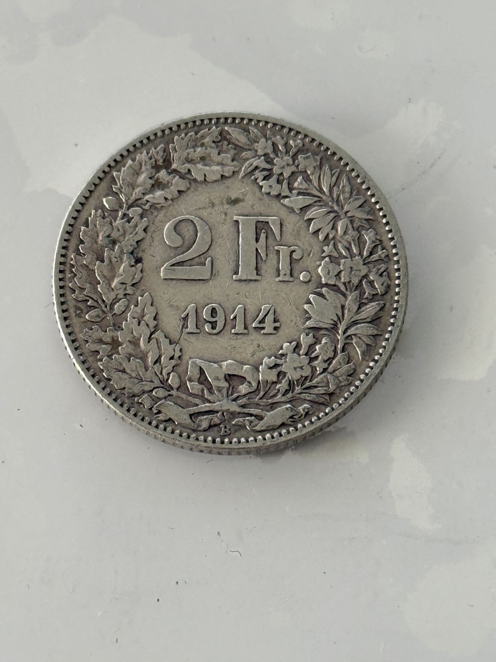 Tutti le monete: 2 Franken 1914  Rar – Usato da Wallisellen venduto da SWISS_SILVER1
