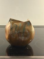 Vase Keramik Pierrefonds Jugendstil Frankreich um 1910