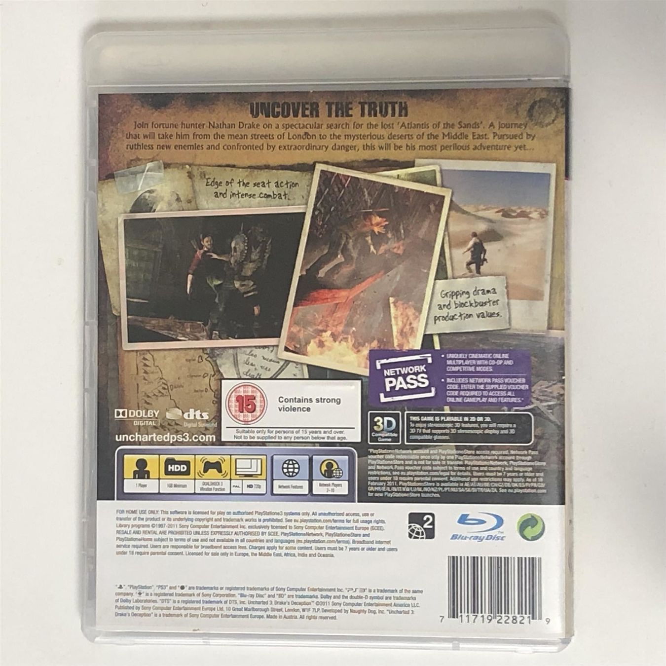 Spiele: Uncharted 3 PS3 – Gebraucht aus Mollis von GamingCorner 2