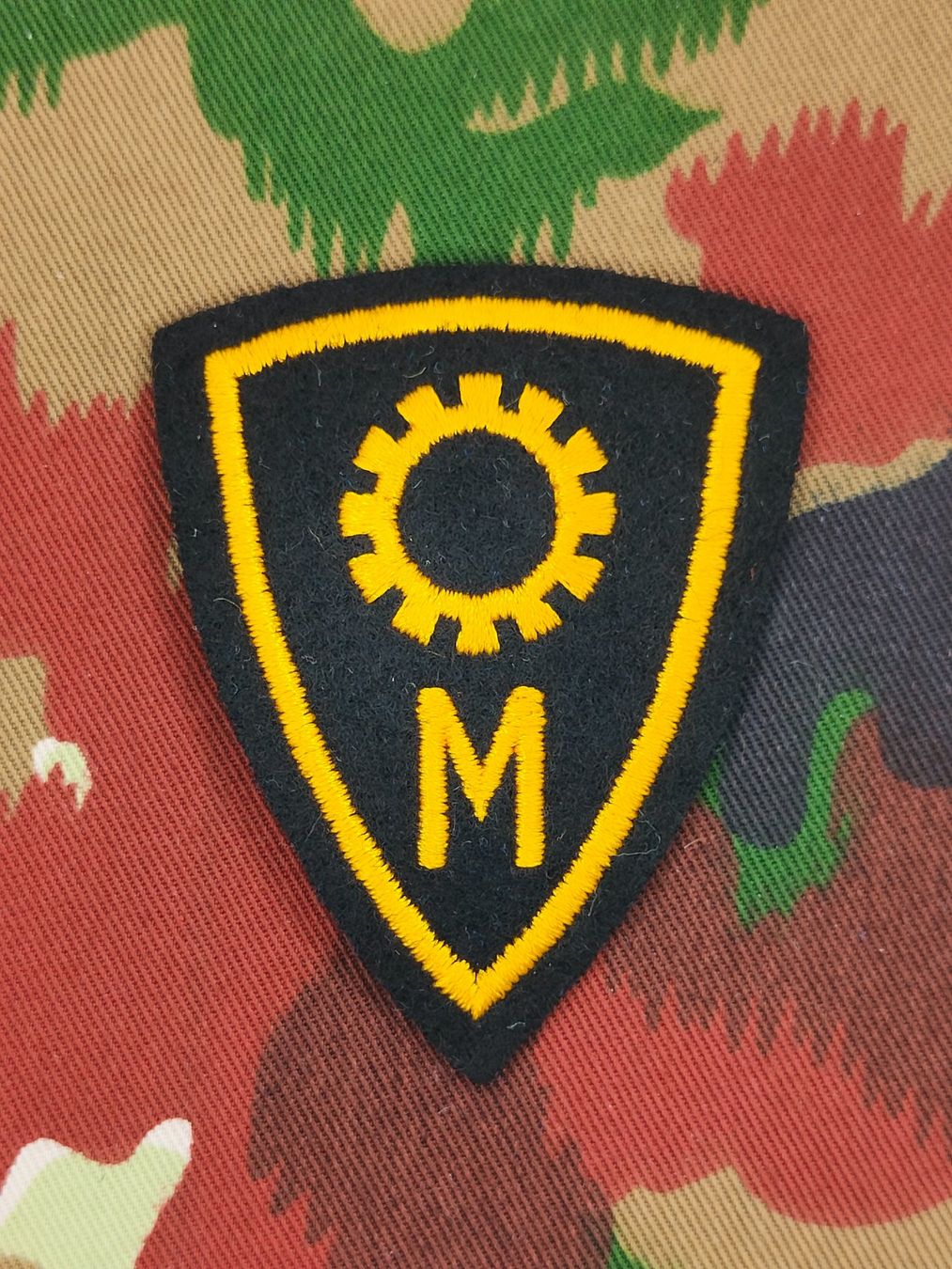 Schweizer Armee Placchette & Badge: Funktionsabzeichen Lagerist Ord. 1995 – Usato da Bauma venduto da SwissMilitaria
