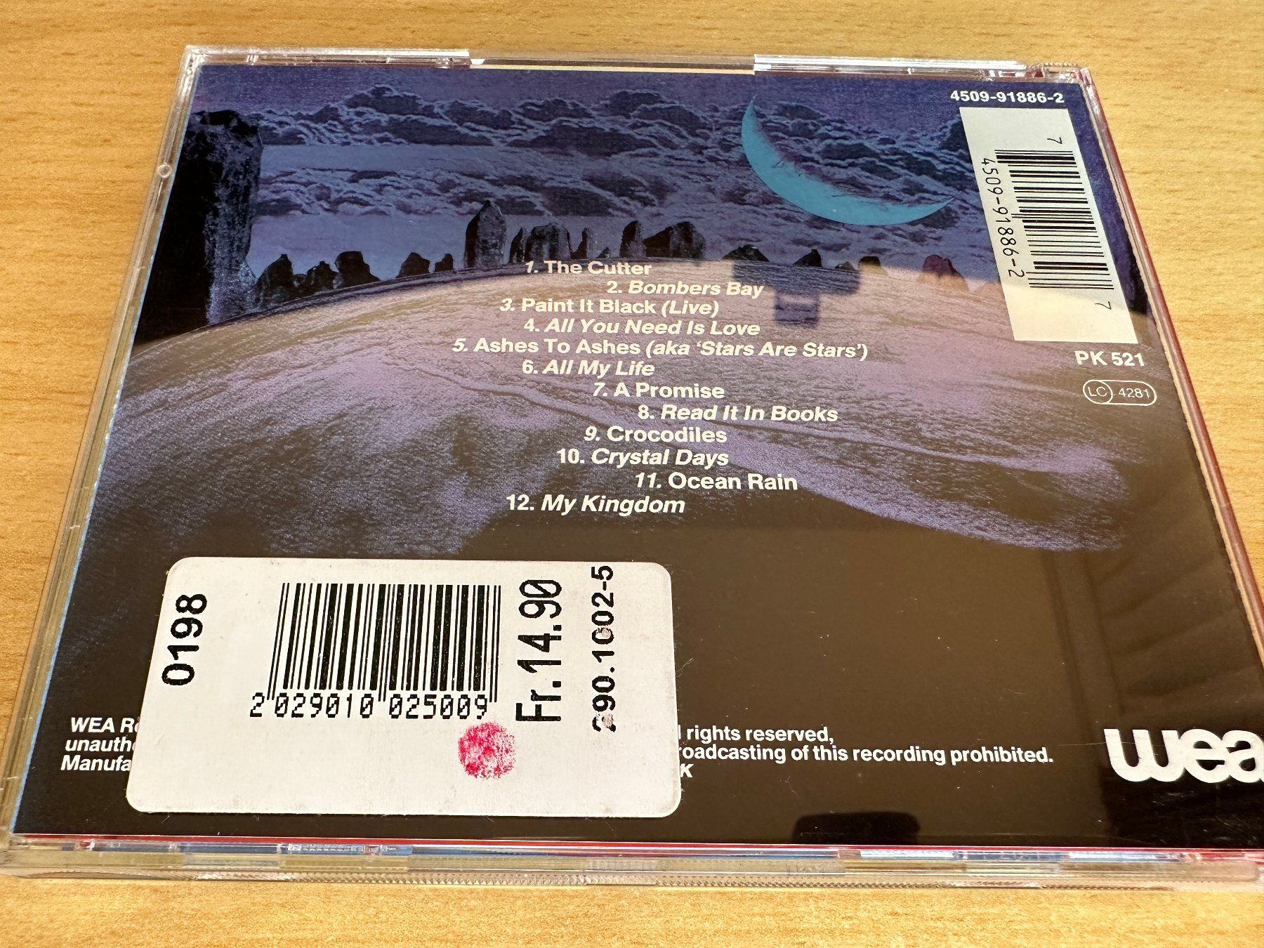 CDs: Echo & The Bunnymen – The Cutter – Gebraucht aus Rikon im Tösstal von Alpenmutz 1