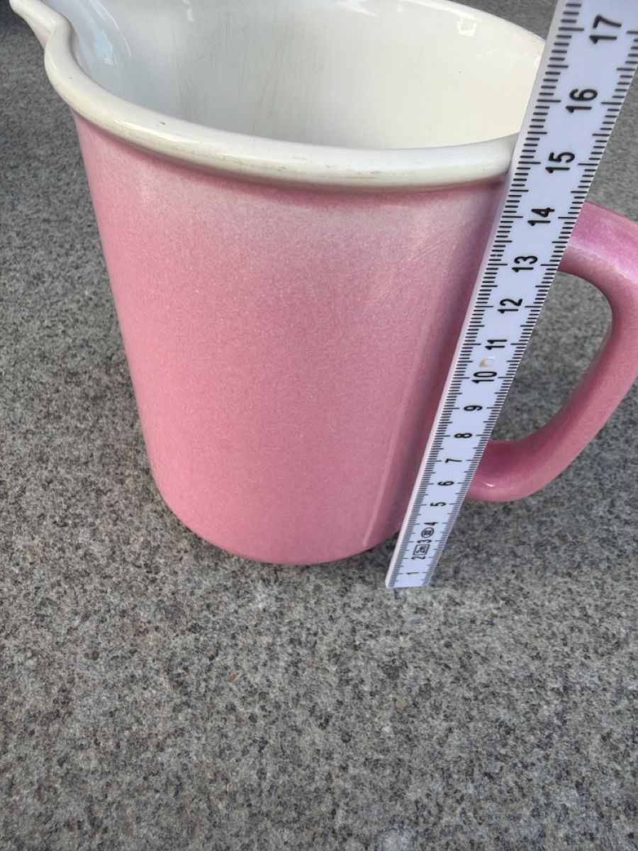 Rössler Teiere: Rössler Krug Kanne Rosa – Usato da Deitingen venduto da Himhip 5