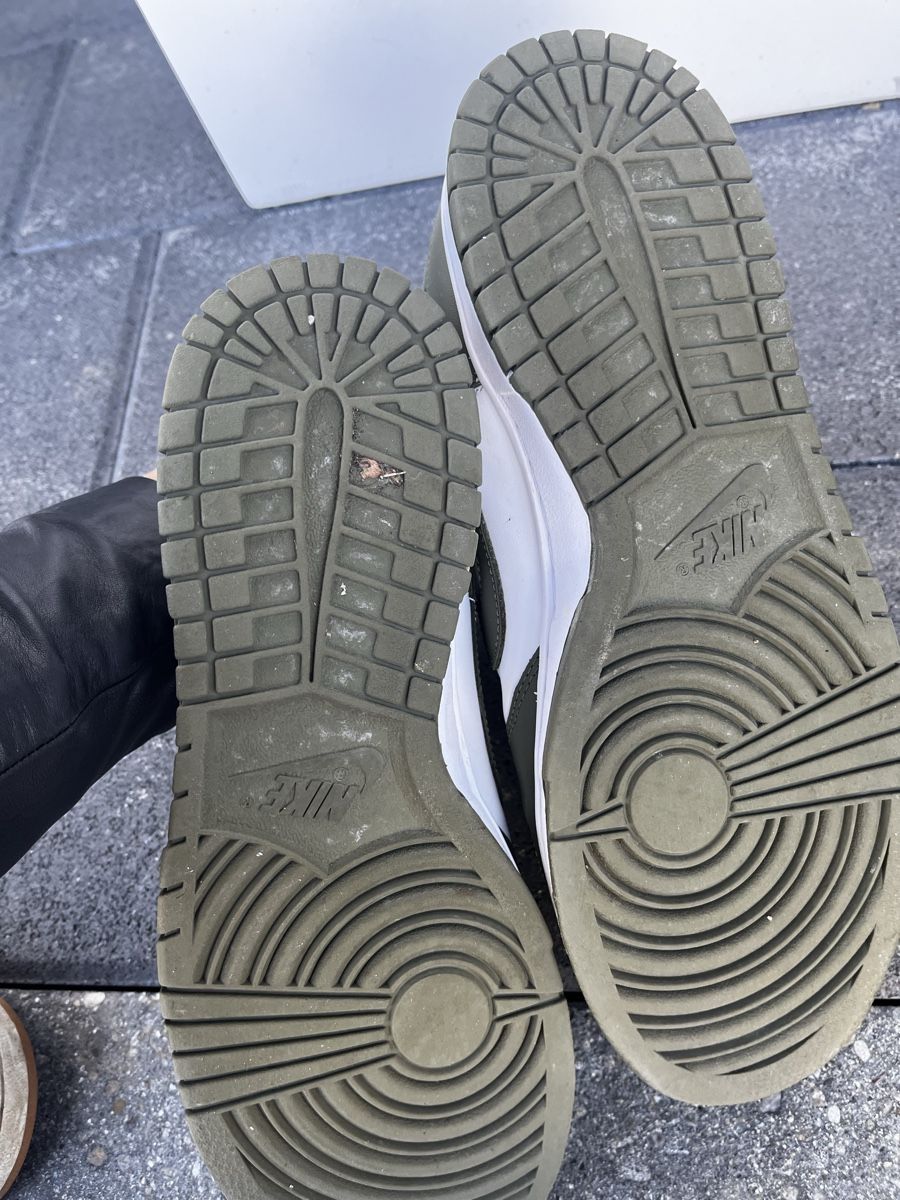 Nike Herrenschuhe: Nike dunk low weiss/olivegrün Gr. 44 – Neu (gemäss Beschreibung) aus Hinwil von dire07 4