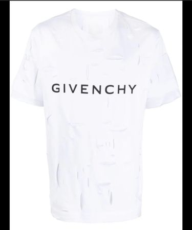 Givenchy T-Shirt im Distressed Look Gr. M (Herren)