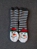 Schneemann Socken schwarz/weiss gestreift Grösse 31-33