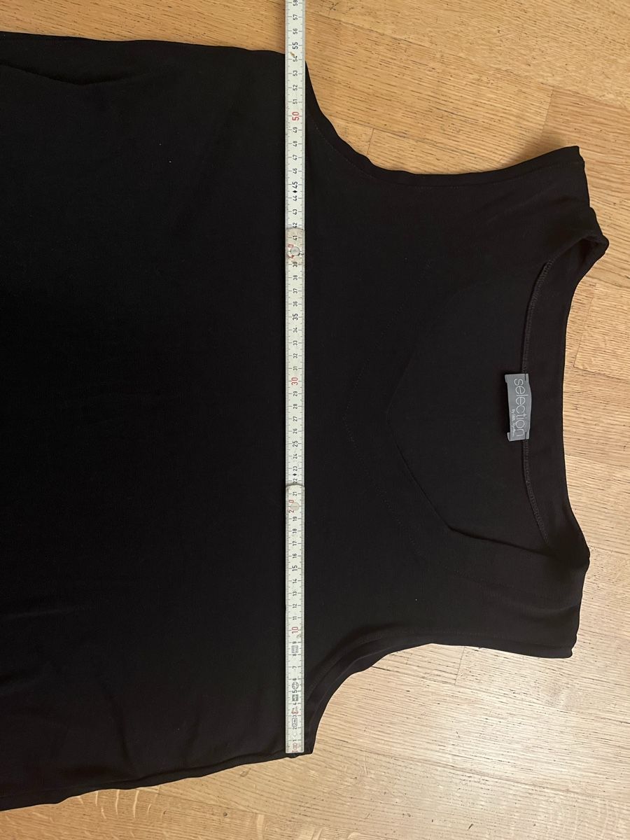 Top: Schwarzes Top von Selection by Ulla Popken , Gr. 46/48 – Nuovo (secondo la descrizione) da Zürich venduto da imelisa 1