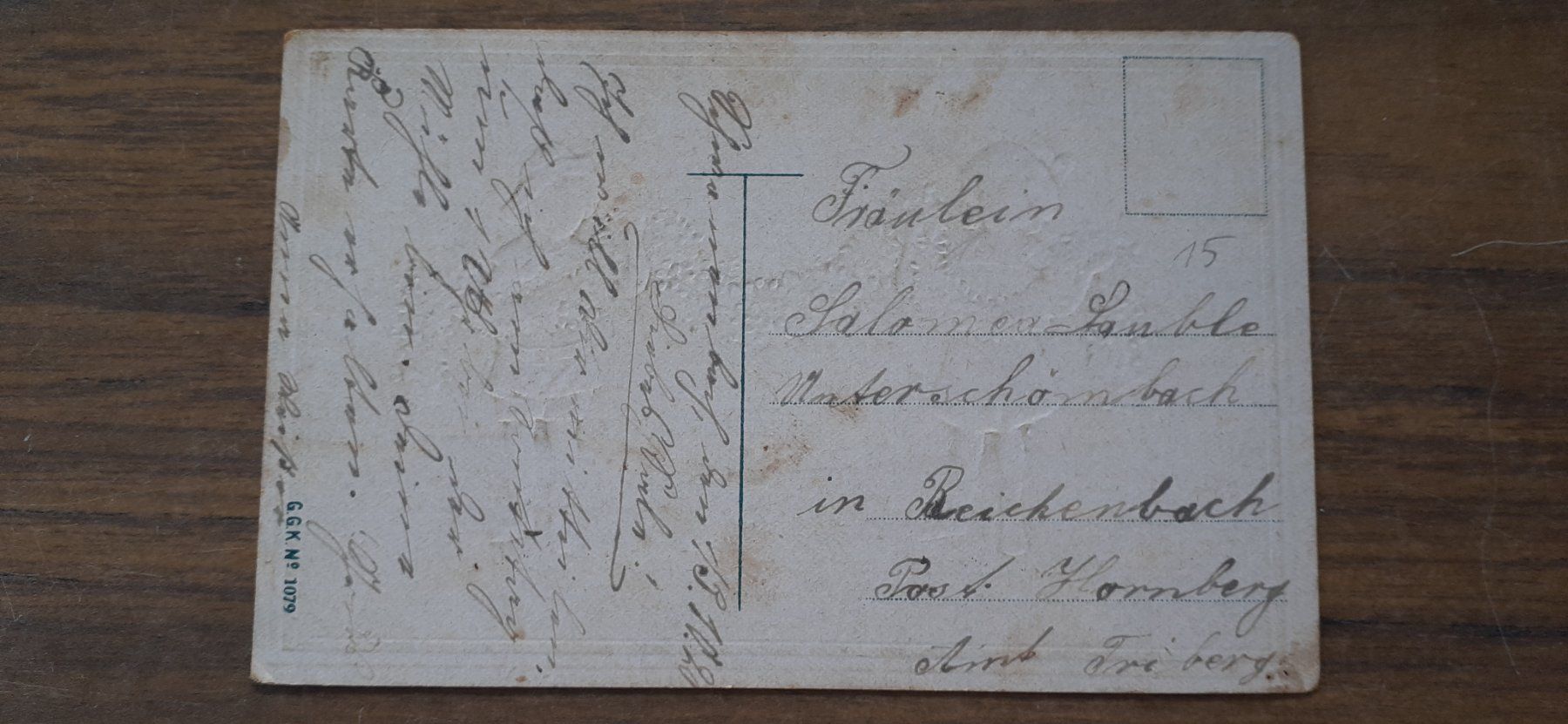 Cartoline postali: Ansichtskarte Kinder Veilchen Kranz antik – Usato da Mörschwil venduto da wunderkiste44 1