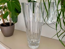 Superbe Vase en Cristal H 40 • Rogaska Cristal Slovenia