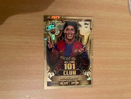 Sammelkarte Ronaldinho Topps Champions League all time 100