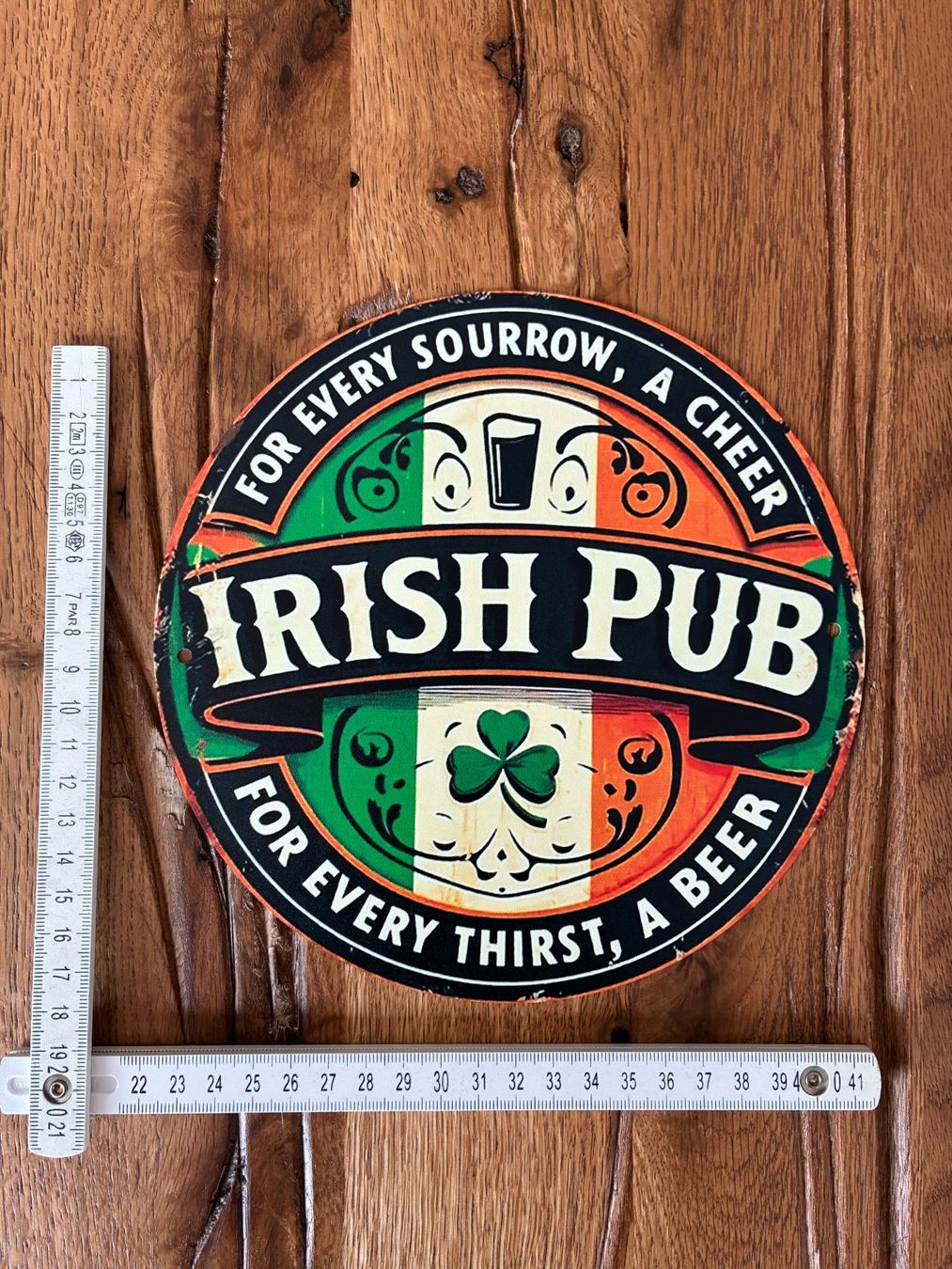 Allestimento di negozi e stand fieristici: Irish Pub - Schönes Schild - neu – Nuovo e nell'imballaggio originale da Bremgarten AG venduto da Eurotiz 1