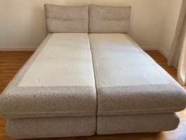 Lit boxspring conforama